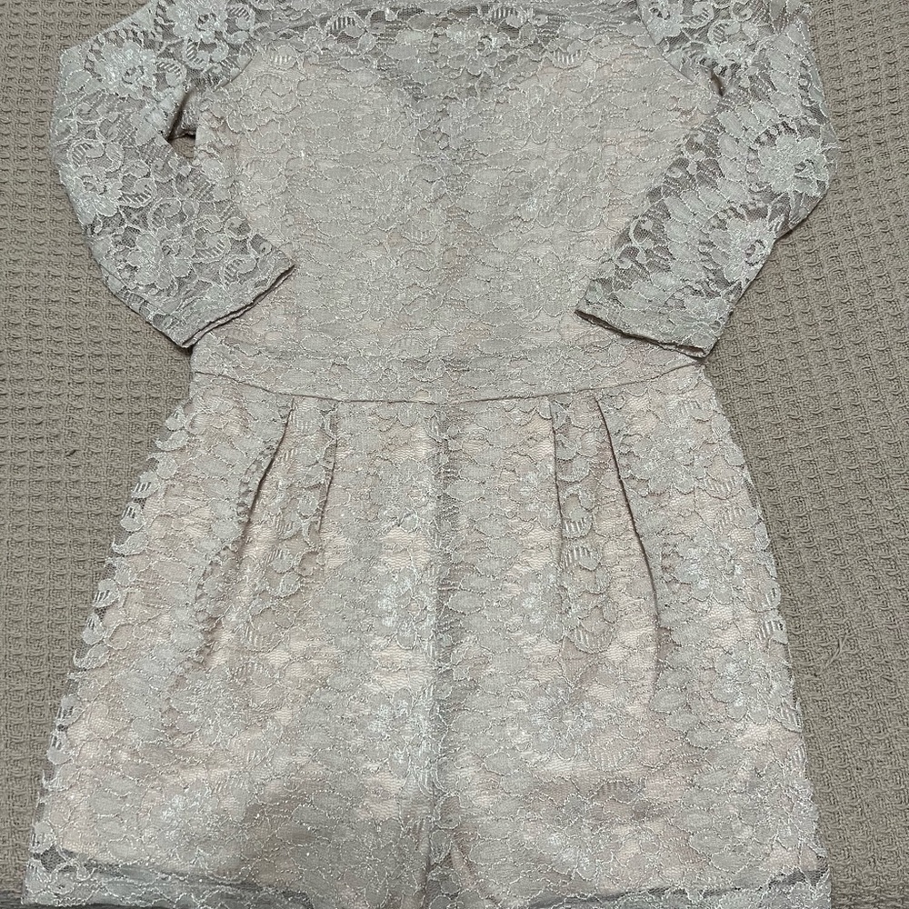Elegant Lace Romper